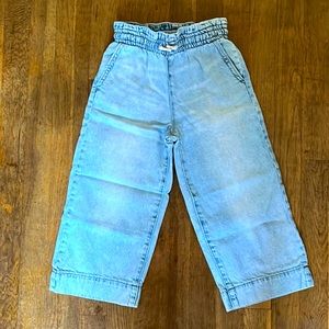 NWOT! Zara wide leg “sailor jeans” with drawstring